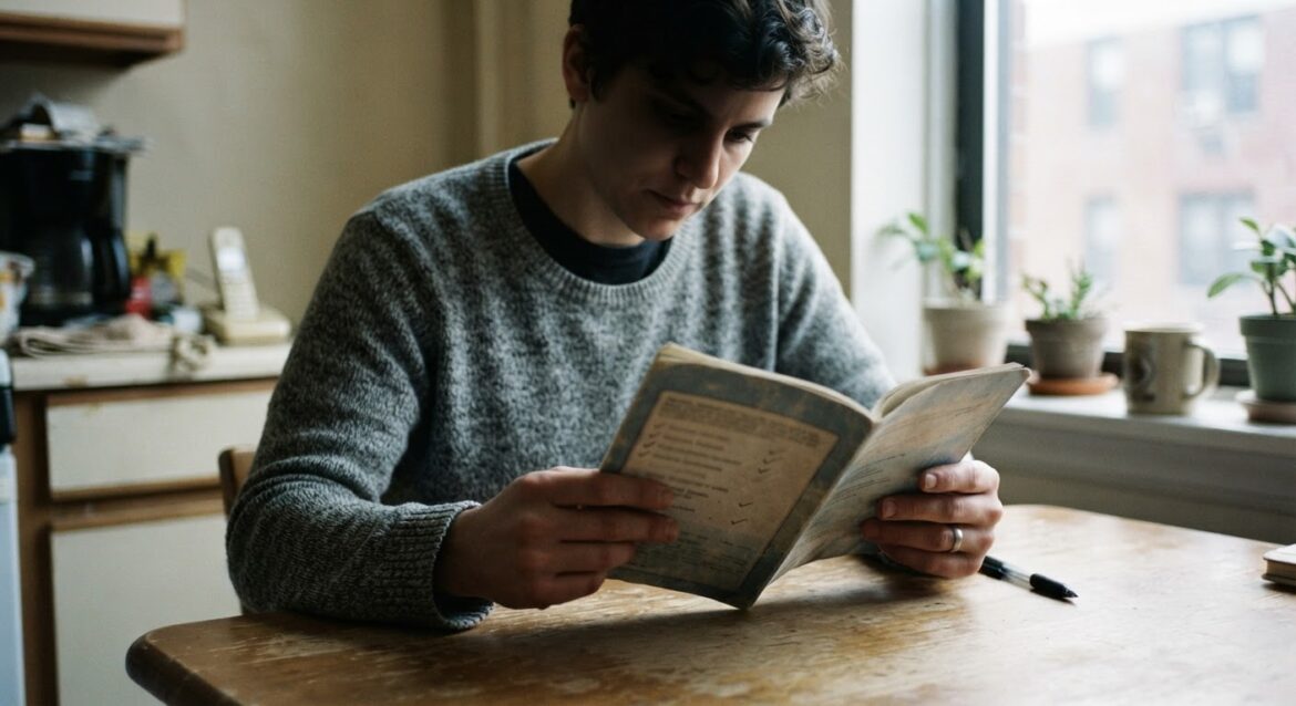 a patient reviewing a Medicaid managed care plan network directory booklet